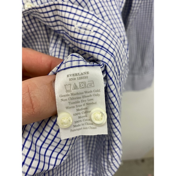 Everlane Long Sleeve Casual Button Down Shirt Sz M - Picture 8 of 8